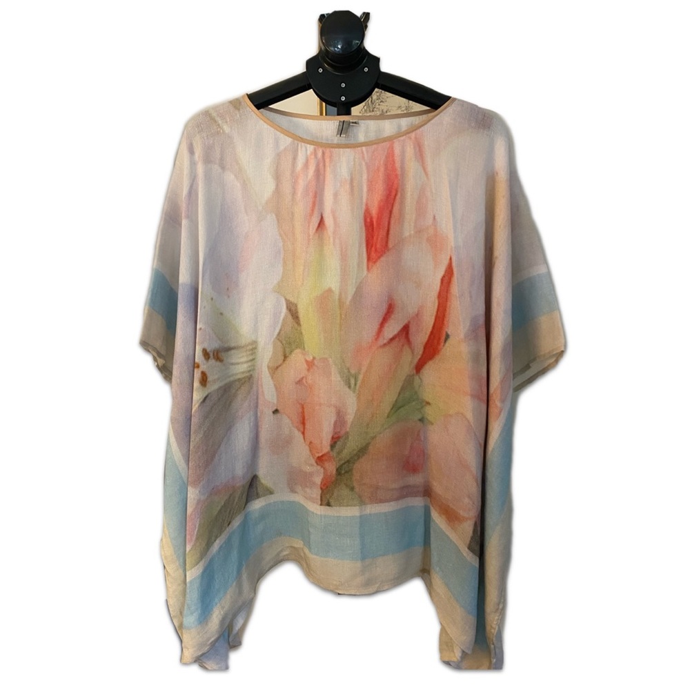 Anthropologie Blank London One Size Floral Open Kimono Cardigan